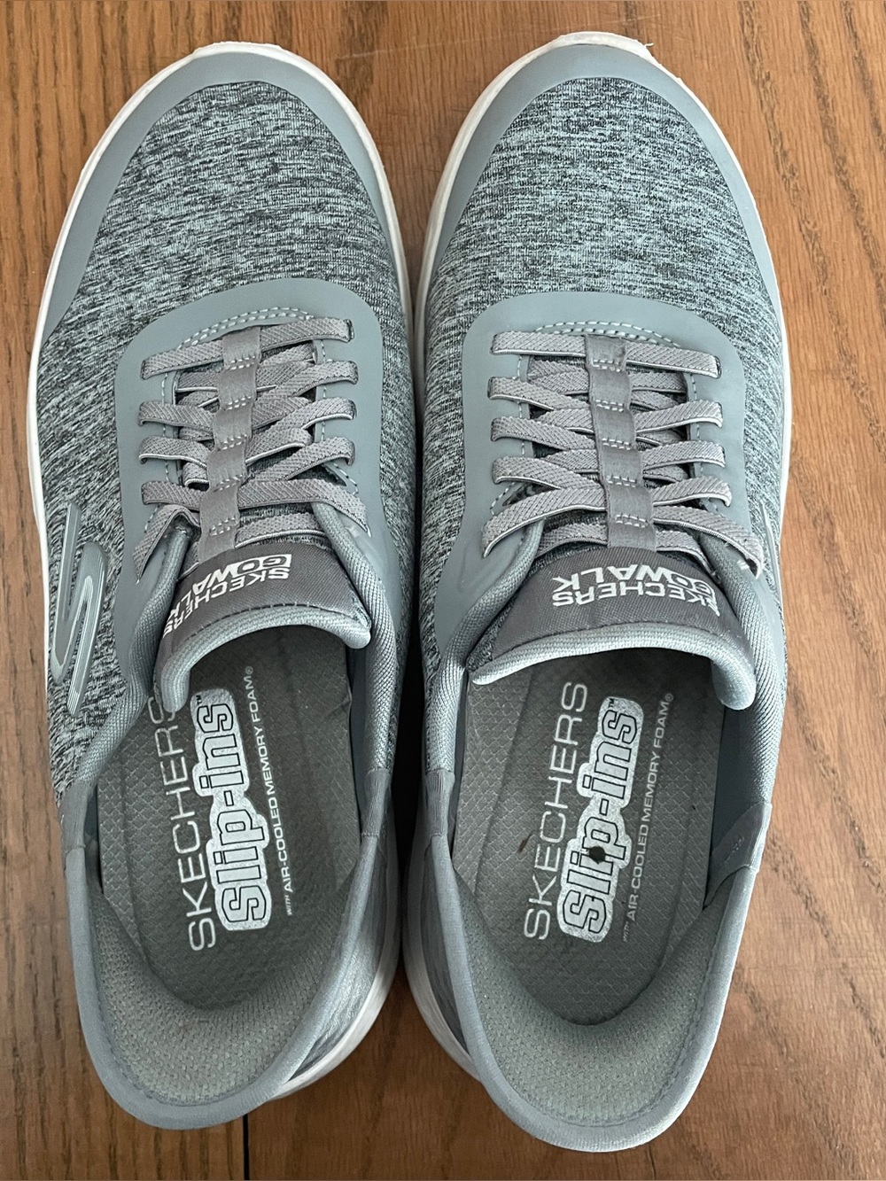 Skechers Slip Ins Air Cooled Memory Foam Gray Size 8 US Women